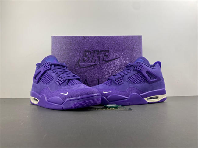 Nigel Sylvester x Air Jordan 4 RETRO Purple HF4340-500