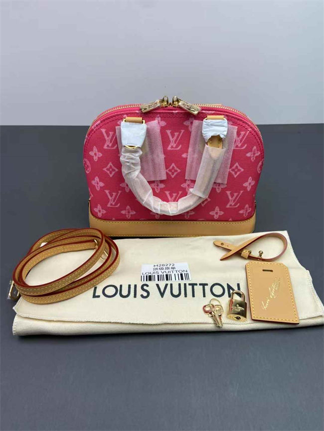 L0vis Vvtt0n Monogram Alma BB Rose Ruban