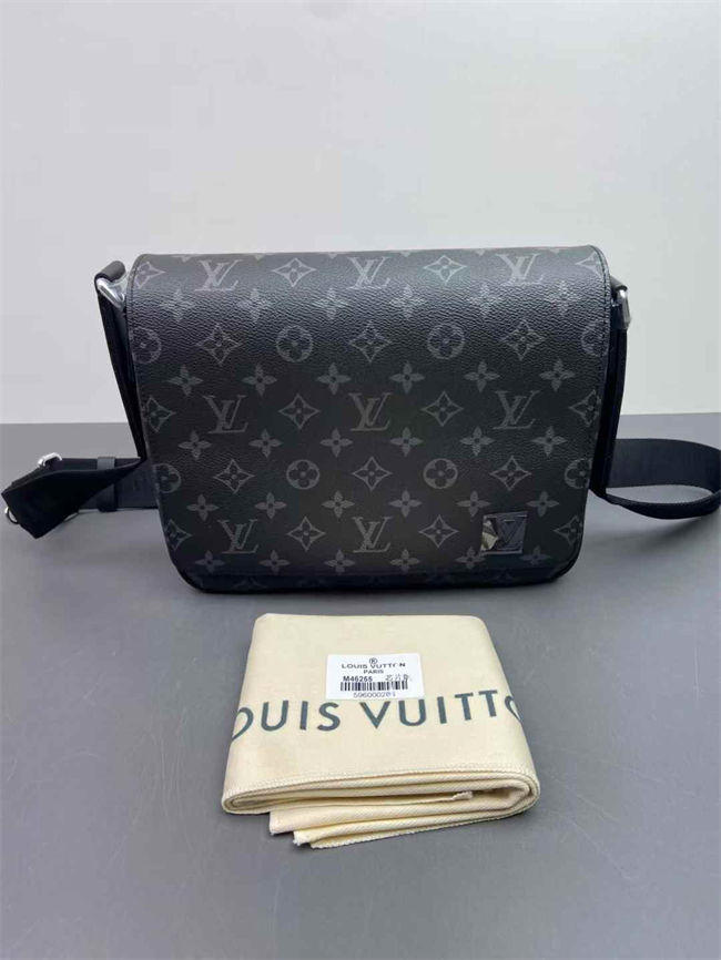 District PM Monogram Eclipse Messenger Bag