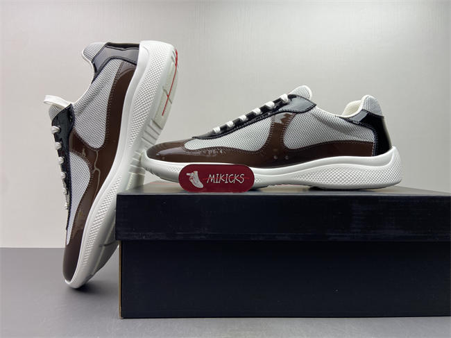 Pra*a Cup Sneakers Black+Brown