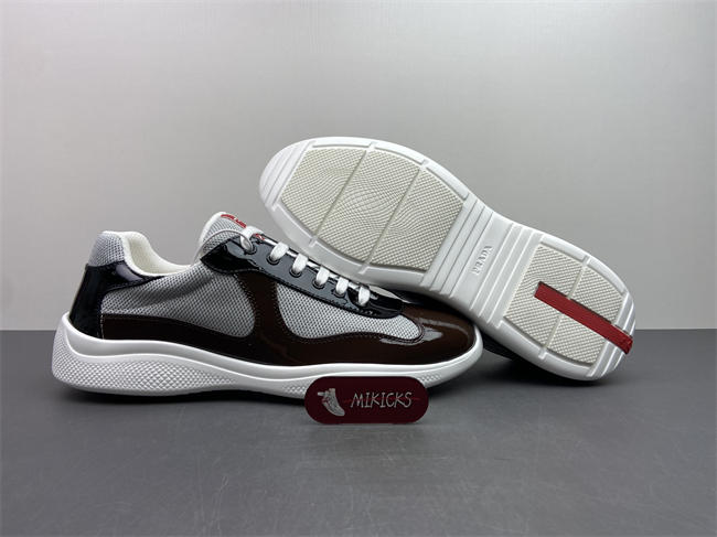 Pra*a Cup Sneakers Black+Brown