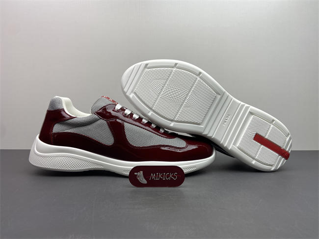 Pra*a Cup Sneakers Burgundy