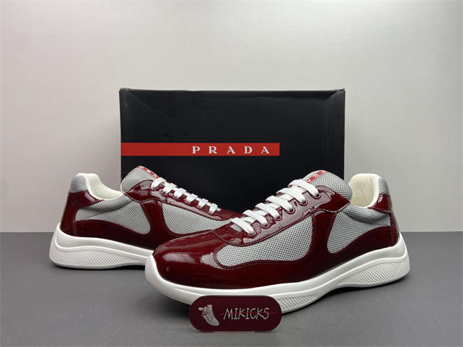 Pra*a Cup Sneakers Burgundy